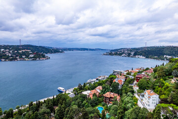 Istanbul, Turkey. Beautiful Istanbul bosphorus landscape.