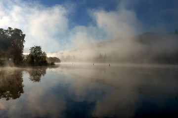 Morning Fog on the Lake
