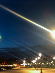 Incredibly beautiful lights reflection