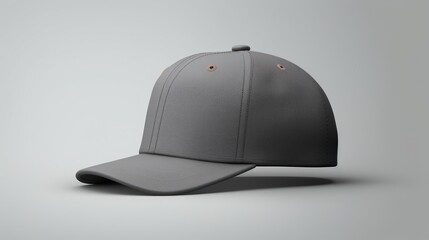 cap on a monochrome background. Mock up, material for mounting and presentation of logos