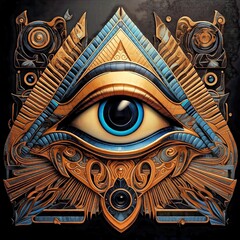 The Eye of Horus - obrazy, fototapety, plakaty