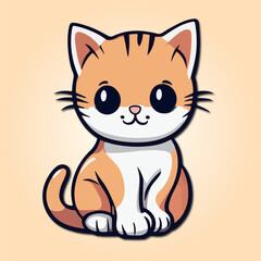 Cute orange cat 