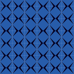 Fototapeta premium Seamless abstract pattern with geometric shapes Geometrical retro template for fabric, background, surface design, packaging Vector illustration