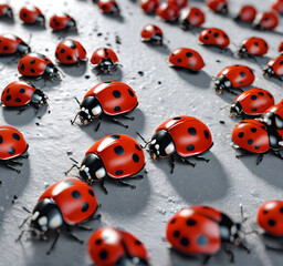 Ladybugs . generative AI