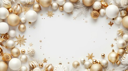 Fototapeta na wymiar Perfect Christmas elegant background with decorations