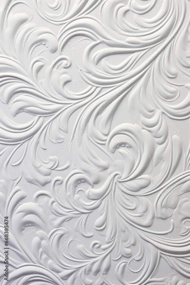 Aufkleber A detailed view of a white wall with an intricate pattern. This versatile image can be used for various design projects