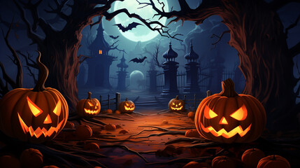 Abstract halloween background and beautiful wallpaper