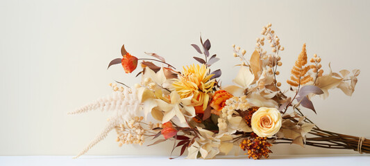Autumnal Elegance: A curated bouquet showcasing the rich hues and textures of fall.