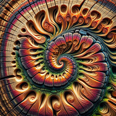 espiral de color