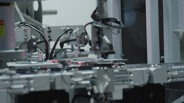 machine working in factory