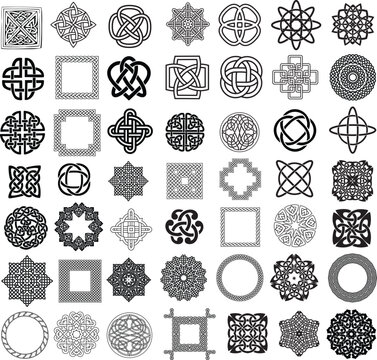 Celtic knots vector collection