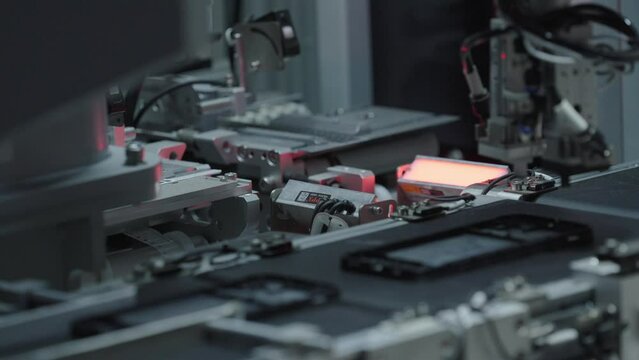 machine working in factory