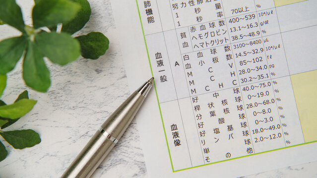 日本の健康診断イメージ｜血液検査