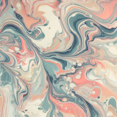 Colorful marble paint, pastel colors marble pattern abstract texture, can be used as background or wallpaper, concept graphic resources, generative ai