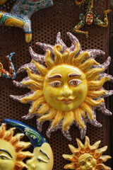 Sunburst souvenir tiles