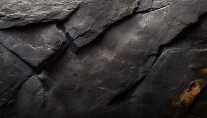 black or dark gray rough grainy stone texture background