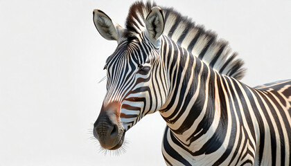 Fototapeta na wymiar zebra isolated