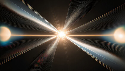 lens flare effect on black background abstract sun burst sunflare for screen mode using sunflares...
