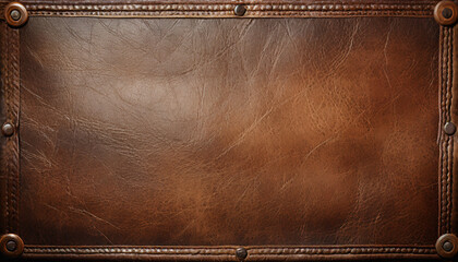 old brown leather background - obrazy, fototapety, plakaty