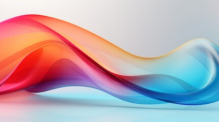 Colorful Glass Dynamic Curve Background: Vibrant and Abstract Glass Artwork with Dynamic Curves. Perfect for Modern Design and Creative Projects