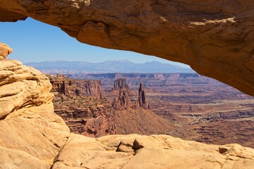 Canyonlands National Park offers breathtaking views of eroded canyons, rocky mesas and strange...