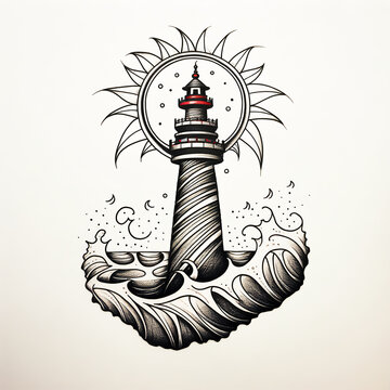 Cape lookout lighthouse tattoo | Lighthouse tattoo, Tattoos, Tattoos and  piercings
