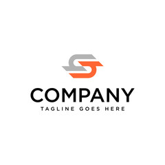 Modern Corporate S Letter Logo Template