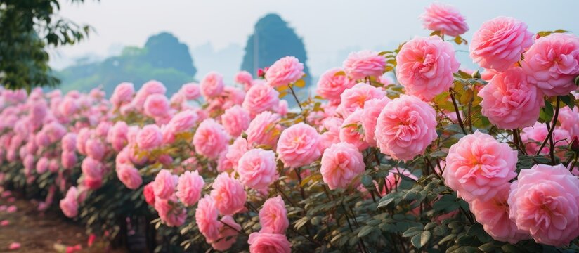 David Austins English roses thrive in the Osaka garden
