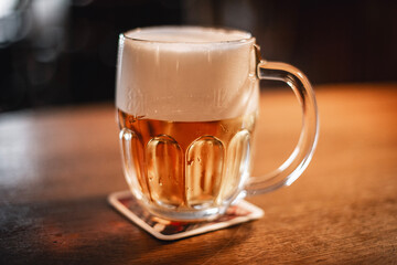 glass of beer in czech