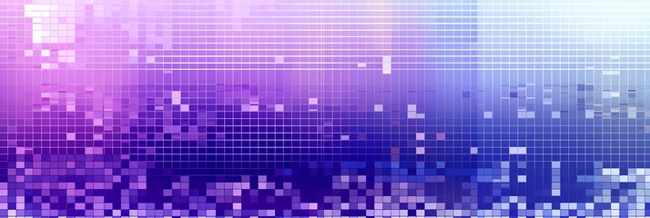Naklejka premium MOSAIC OF BLUE SQUARES, ABSTRACT BACKGROUND. legal AI