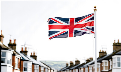 Waving flag of United Kingdom Flag UK Flag