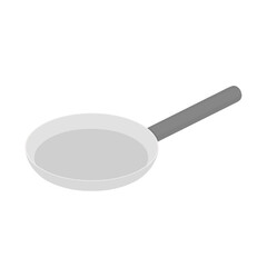 frying pan isolated on white