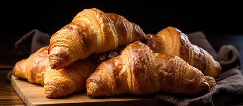 Pastries made of buttery dough