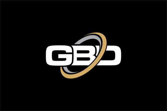 GBD creative letter logo design vector icon illustration