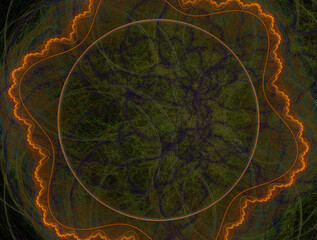 Imaginatory fractal abstract background Image