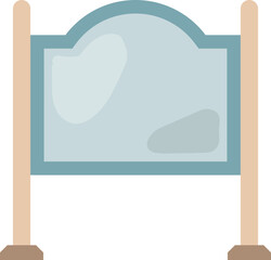 Town welcome sign icon