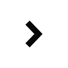 black arrow icon transparant backgorund flat design simple pointed bold arrow right direction symbol