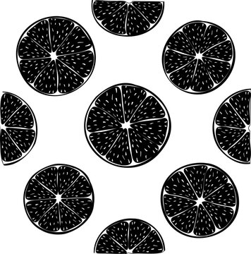 Vector shape of fresh lime slices. 
Vector illustration of fresh citrus cuts of nine lime pieces. Image of summer fruit salad of lime slices in vector. Illustrations of citrus tropical fruits. 