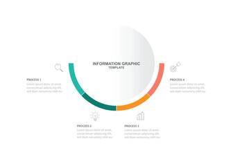 Infographic template design business 