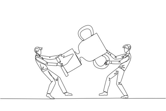 business people assembling puzzle pieces together clip art preview