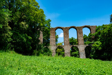 Fototapeta na wymiar Ruins of Antica Monterano - Italy