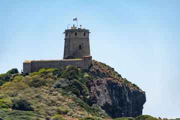 Fototapeta na wymiar Tower of Nora or Sant'Efisio - Sardinia - Italy