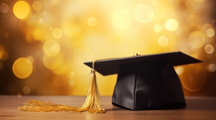 Graduation Hat Design in Bokeh