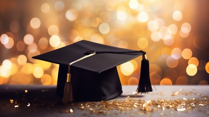 Graduation Hat in Bokeh