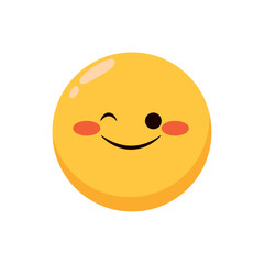 emoticon face winking