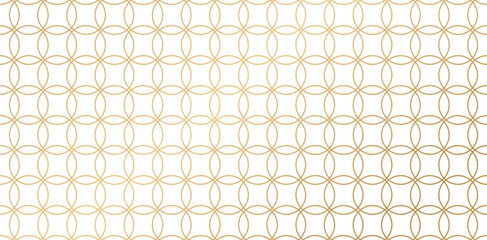 seamless patterns with lines striped and circles golden colors with isolated backgrounds for Stationery designs, Presentation graphics elements, collages prints, screen printing, paper craft printable