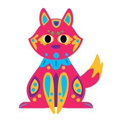 mexico alebrije craft cat