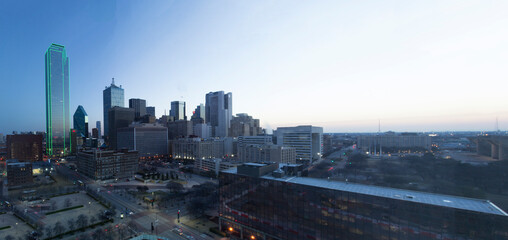 Views of the city of Dallas, Texas