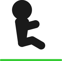 Long jump icon