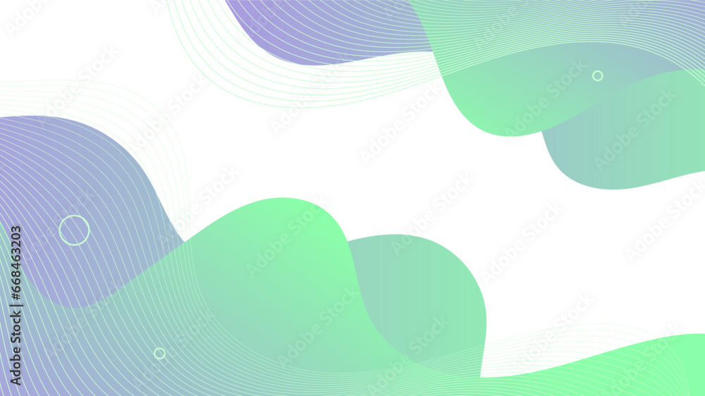 Canvas Prints modern abstract background with waves fluid liquid motion and blue white green gradient color